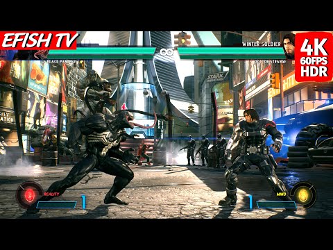 Venom & Black Panther vs Winter Soldier & Doctor Strange - Marvel vs Capcom: Infinite | PS5 4K60FPS