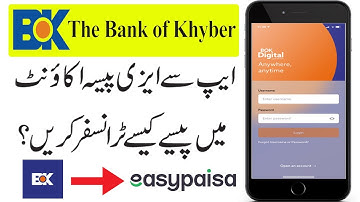 How to Transfer Money From BOK App to Easypaisa | How to Send Money from BOK App to Easypaisa