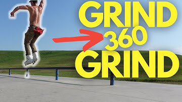 ADVANCED ROLLERBLADING - I tried EVERY 360 switch-up grind that I know