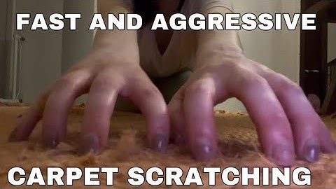 ASMR | Fast and Aggressive Carpet & Tile Scratching | Lofi | No Talking