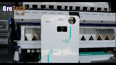 Using color sorter to sorting sesame