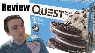 Quest Cookies & Cream Protein Bar Review