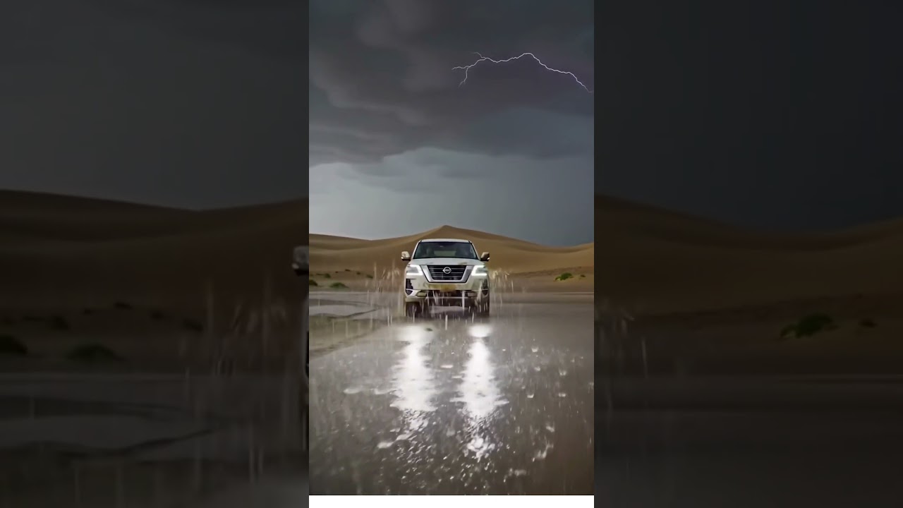 ASMR Arabian Desert – Rain on Dunes 