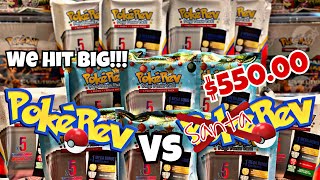 $550 PokeRev VS SantaRev Mystery Pack OPENING! Can’t believe we HIT this! #pokemon #reaction #tcg