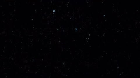 Gliding Numbers Background Stock Motion Graphics