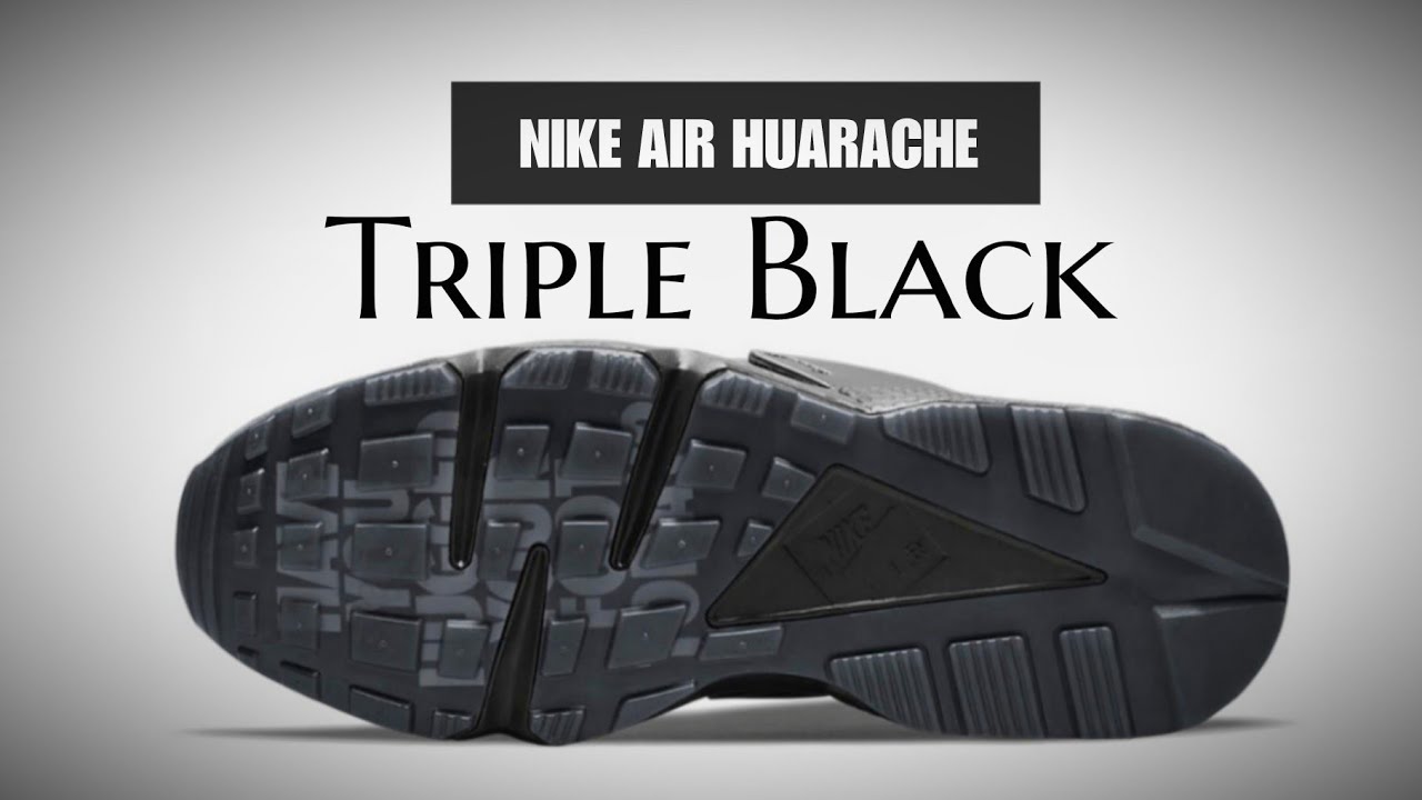 huarache triple black 2021