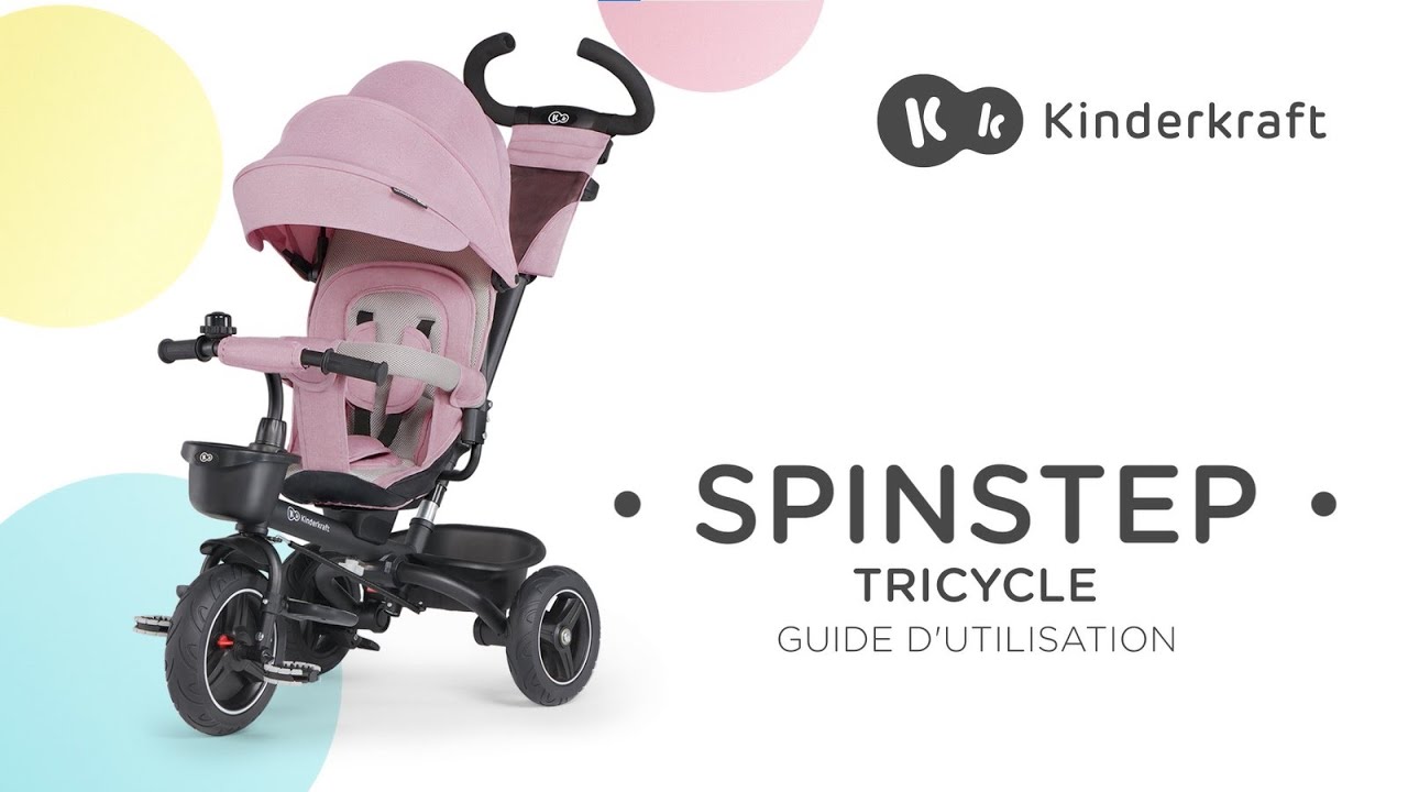 SPINSTEP Guide d'installation du tricycle évolutif Kinderkraft