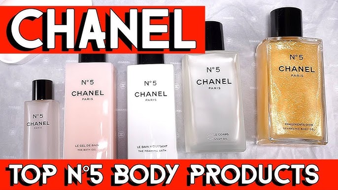 chanel no5 gold body oil