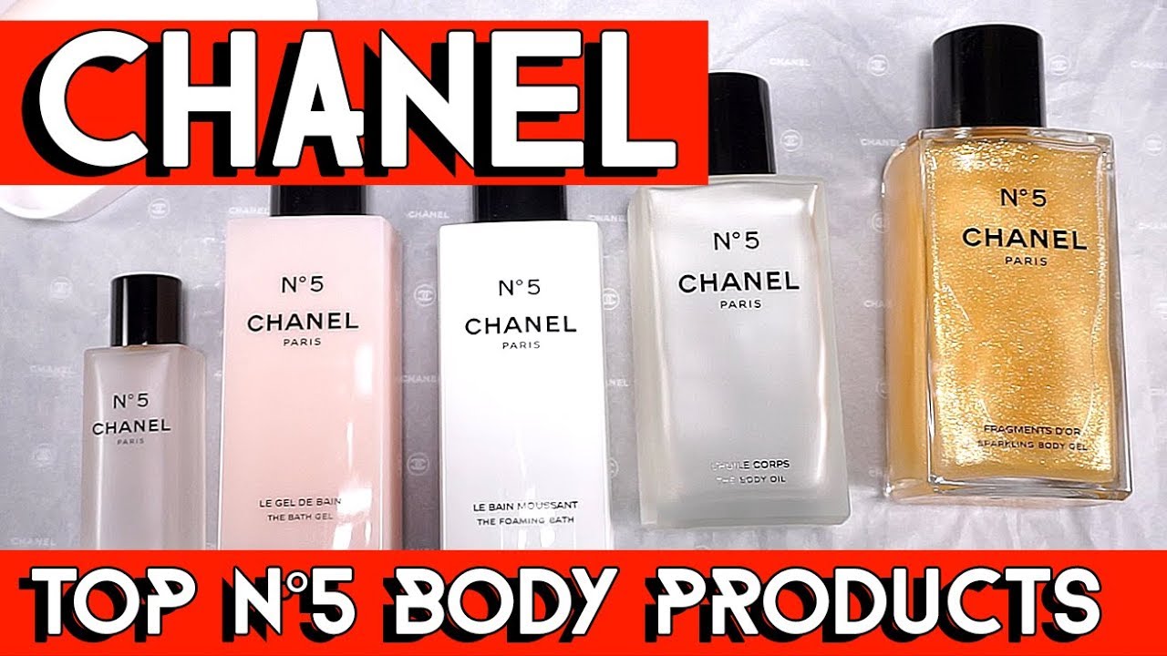 TOP 6 CHANEL N°5 BATH BODY PRODUCTS - YouTube