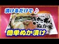 【気になる商品】漬けるだけでいい　ジッパー付きの袋に入ったぬか床