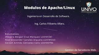 Módulos de Apache Ubuntu Linux