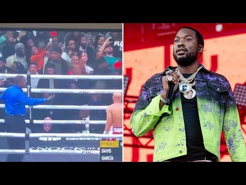 MEEK MILL KICKED OUTTA GERVONTA DAVIS FIGHT AFTER ALTERCATION WITH GARY RUSSELL