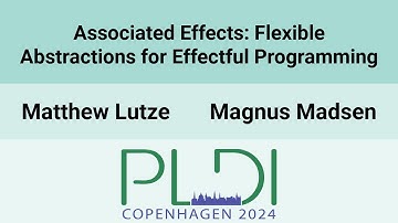 [PLDI24] Associated Effects: Flexible Abstractions for Effectful Programming