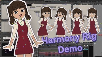 Toon Boom Harmony Rig Demo - IK Two Point Constraints