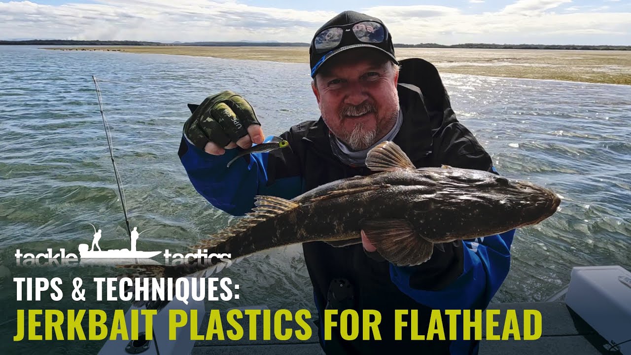 Fishing Jerkbait Plastics - How to Catch Flathead on Soft Plastics