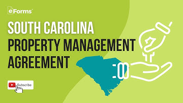 South Carolina Property Management Agreement - EXPLAINED