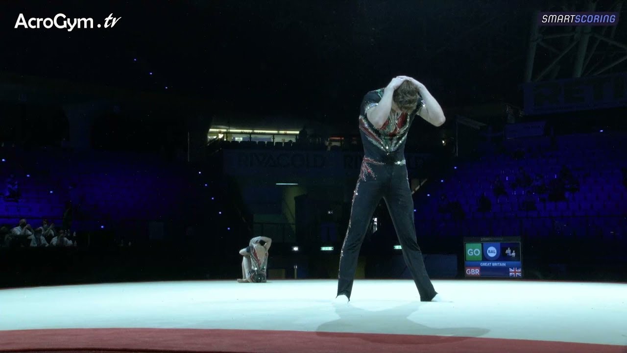 GBR 12-19 Mixed Pair Balance Qualification - Acrobatic European Championships 2021