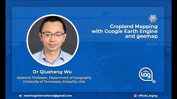 Cropland Mapping with Google Earth Engine and Geemap with Prof. Qiusheng Wu #tagng #gis