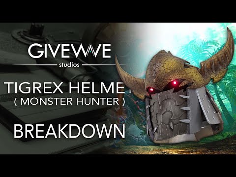 TigreX Monster Hunter Helmet ( BREAKDOWN ) @GiveWaveStudios