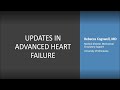 Updates in Advanced Heart Failure