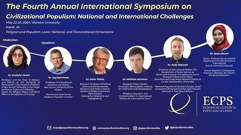 ECPS Symposium 2025 / Panel 3 -- Religion and Populism: Local, National & Transnational Dimensions