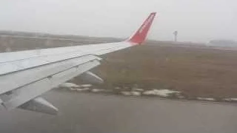airberlin Boeing 737-800 landing at Leipzig-Halle(LEJ) airport HD/3D