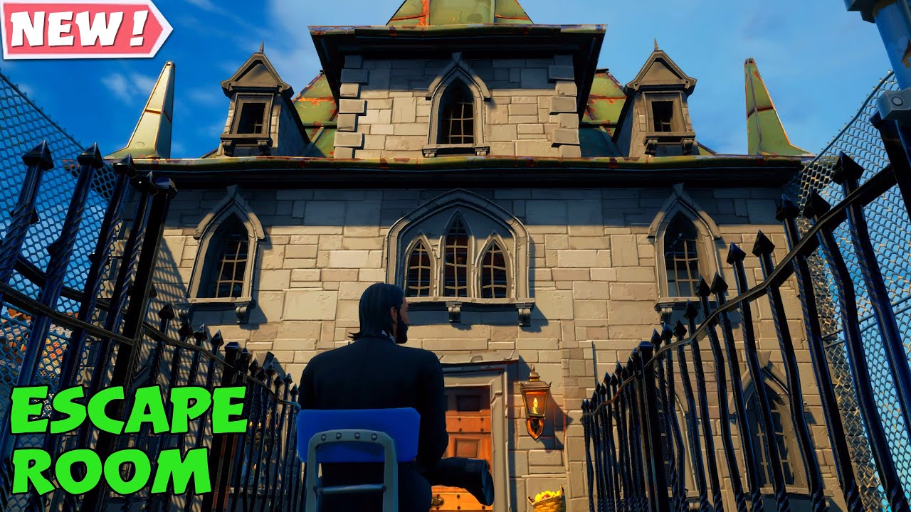 Trying the Impossible Escape Room (Fortnite Funny Moments) YouTube