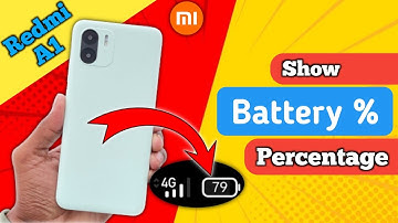How To Show Battery Percentage in redmi a1/redmi a1 me battery percentage Show kaise kare