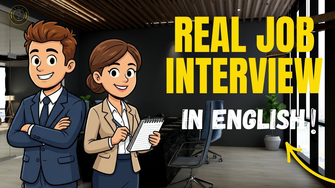 Job Interview Simulation in English | Podcast To Learn English! - YouTube