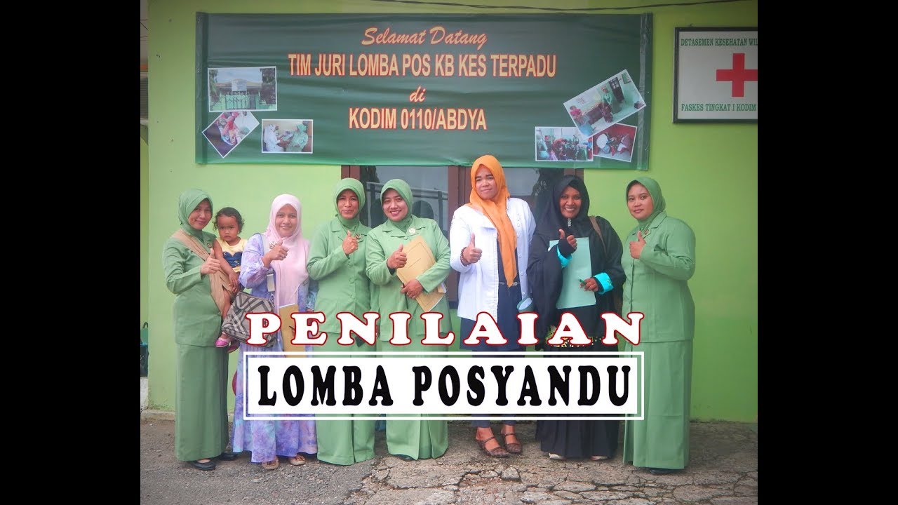 Penilaian Lomba Posyandu
