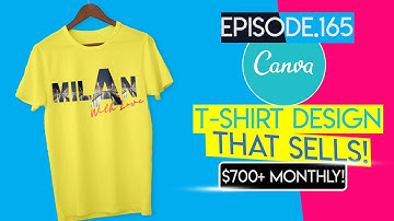 How To Make Redbubble Designs That [ SELL ] Canva T-Shirt & Sticker Tutorial For PASSIVE INCOME 2020
