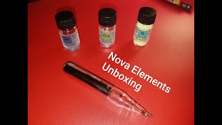 Ξεπακετάρισμα (Unboxing) δειγμάτων καισίου (Cs) και άλλων στοιχείων από τη Nova Elements.