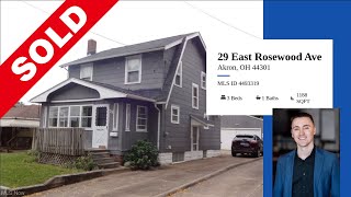 Property Sold: 29 E. Rosewood Ave. Akron, OH - Dustin Purtan Real Estate