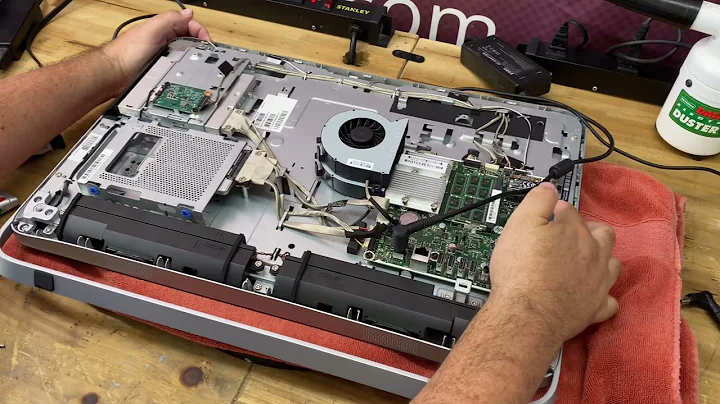 HP 23-G010 All In One Desktop - CPU Fan Replacement.