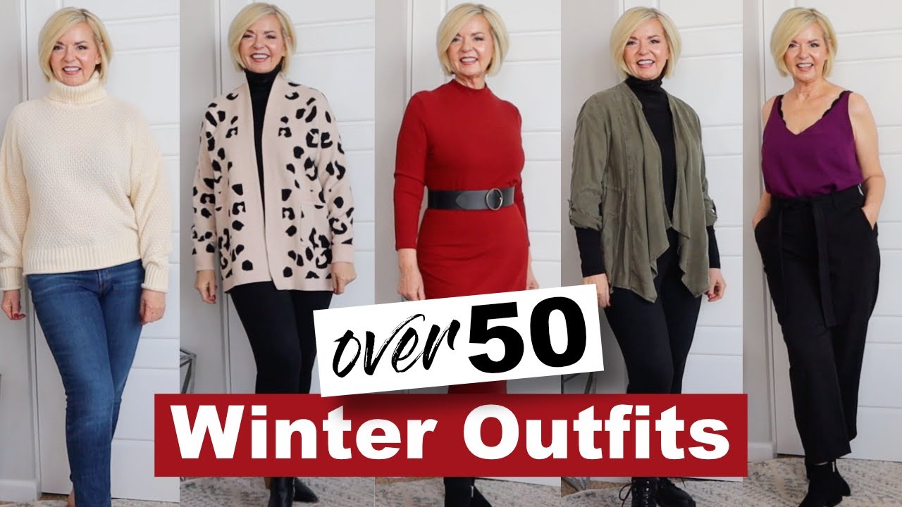 5 Affordable Winter Outfits Over 50 - Pretty Over Fifty