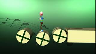 Dee Music  Balancing 3D Animation
