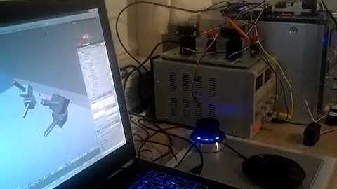 real-time robot servo control using blender python