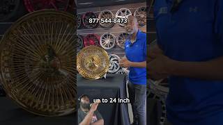 Looking for chrome or gold wire wheels? Call us 877-544-8473 Wheels & vouge tires everything to you