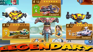 Mech Arena - Gameplay Walkthrough - Trio Team Legendary Weapon🔥(iOS,Android)