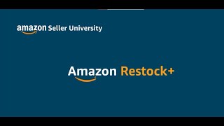 Amazon Restock plus initiative| Seller University | Amazon India