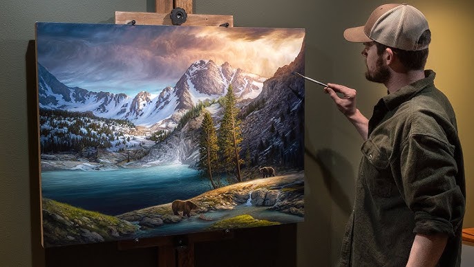 Winter Majesty - Bob Ross Painting - Fri, Jan 05 1PM at Kenwood