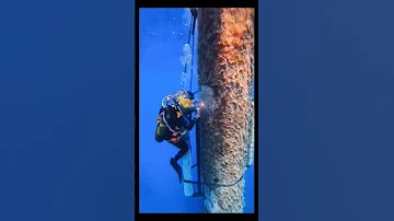 under water welding jobs #blacksea #ship #pacificocean #sea #travel #remix #welding