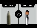 Which one is better for blending | Dry brush VS Paper stump