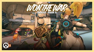 Won The War • Widowmaker on Watchpoint: Gibraltar • Overwatch 2 (Quick Play)