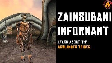 Zainsubani Informant - Main Quest Walkthrough (TES III Morrowind)