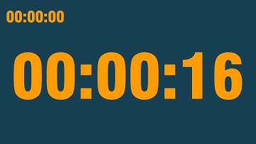 16 second timer (with end alarm, time elapsed and progress bar)