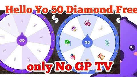 Hello Yo 50 Diamond free only No GP TV giving