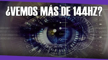 ¿Puede el ojo humano ver a 144 Hz?