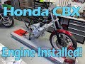 Honda CBX Full Restoration & Engine Rebuild Video Series- Part 28 Re-Installation of Engine to Frame