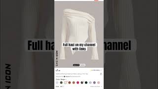 SHEIN fall try on haul! FULL VIDEO ON MY CHANNEL 🤎🫶🏽